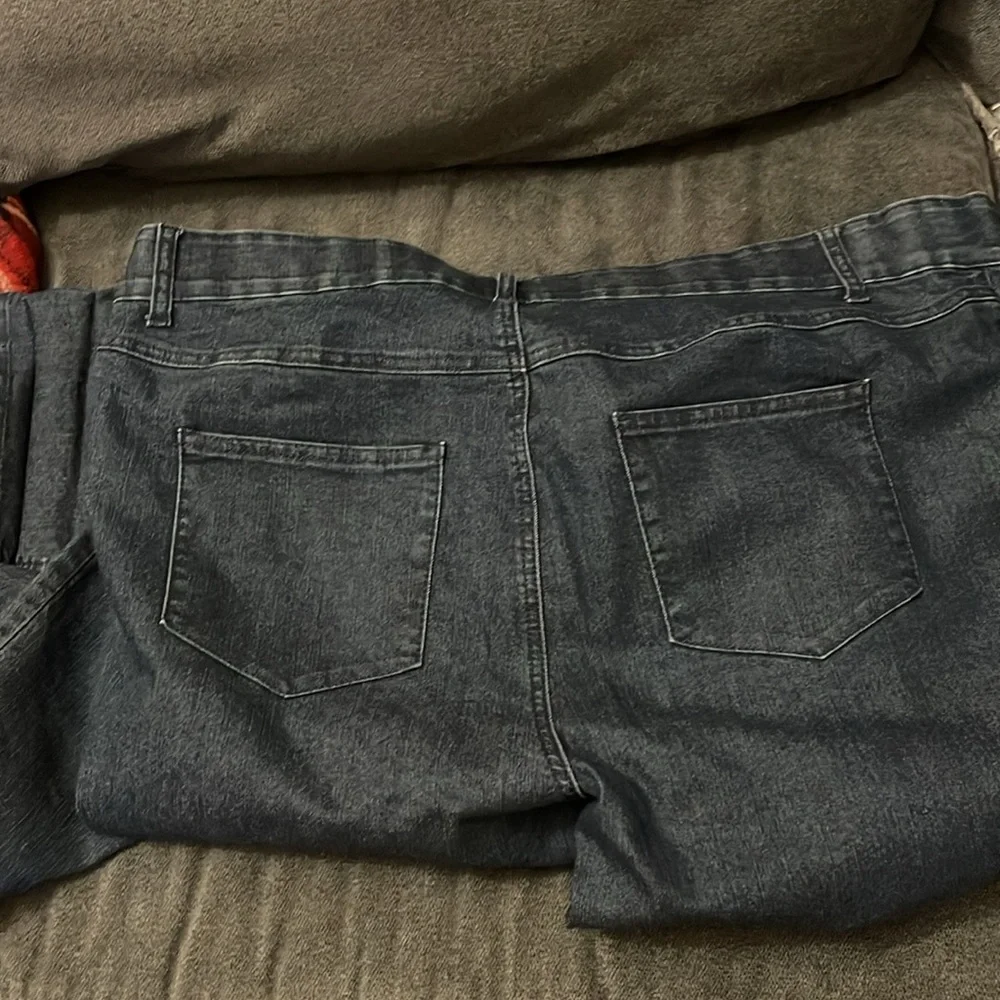 Women Within dark wash jeans
